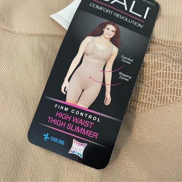 Bali Comfort Revolution Seamless High Waisted Thigh Slimmer Shapewear Large - Picture 15 of 16